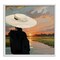 Stupell Industries Fashionable Woman Watching Sunset Framed Giclee By Amelia Noyes